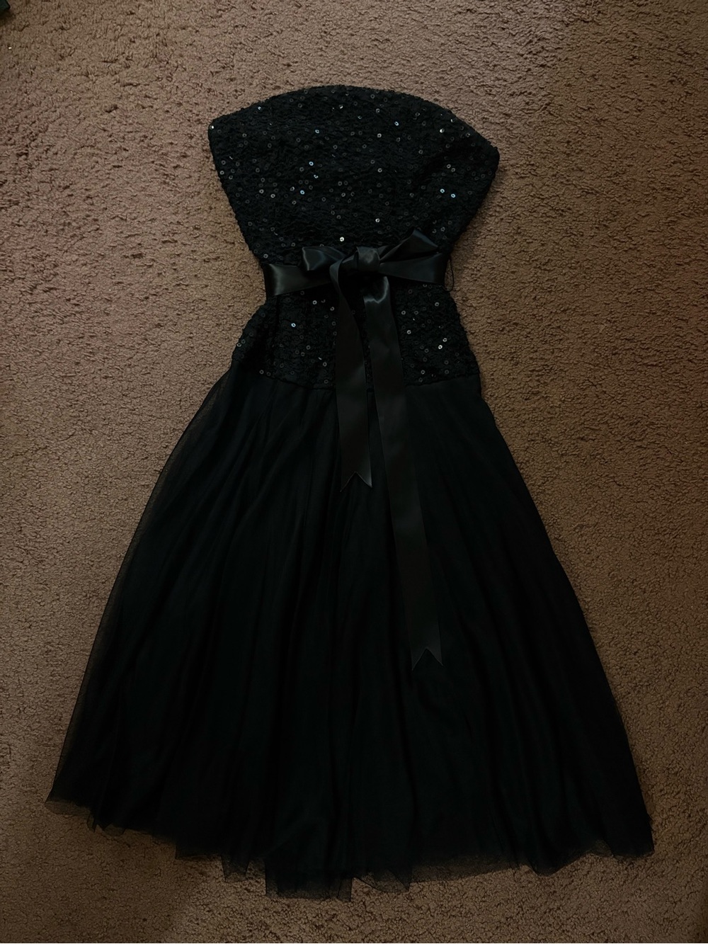 Caché black a-line dress size adult small